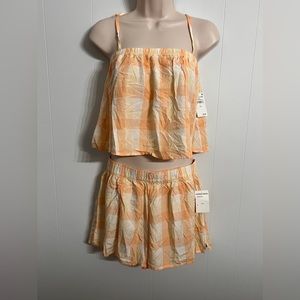 Abound Patterned Short Pajama Set size small